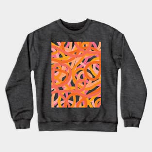 Abstract Pencil Crewneck Sweatshirt